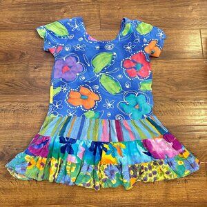 Jams World Blue Floral Mini Dress